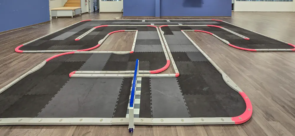 HUR's new track layout viewed from the finish line